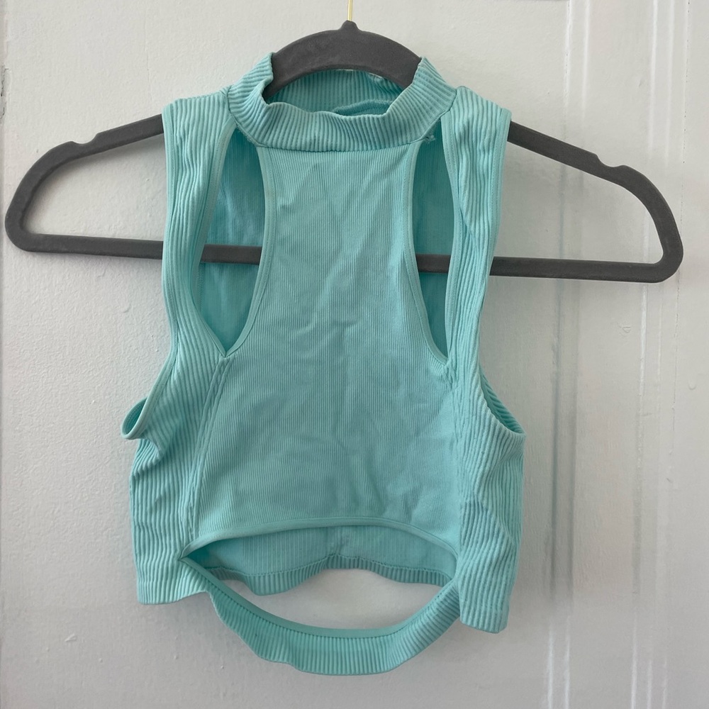 Urban Outfitters Ribbed Cut Out Top